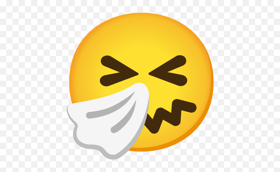 Sneezing Face Emoji - Circle,Google Logo Emoji