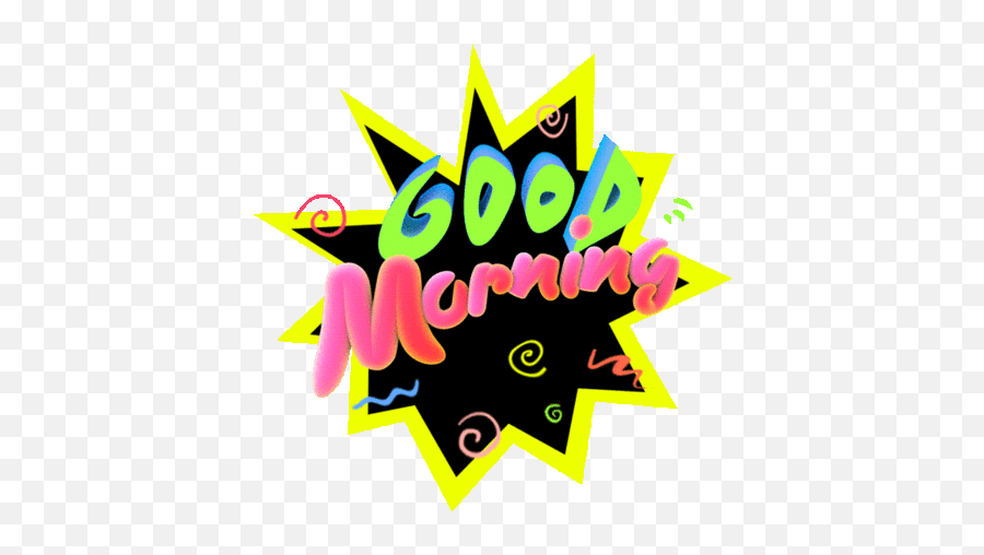 Good Morning Text Sticker - Good Morning Word In Clipart Emoji,Good Morning Emoji