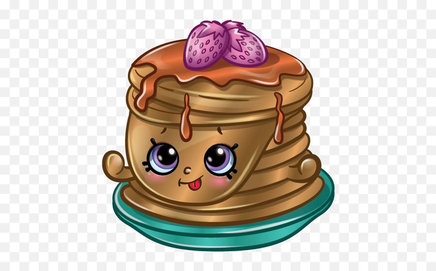 Berry Sweet Pancakes Shopkins Shopkins Characters - Shopkins Berry Sweet Pancakes Emoji,Pancake Emoji