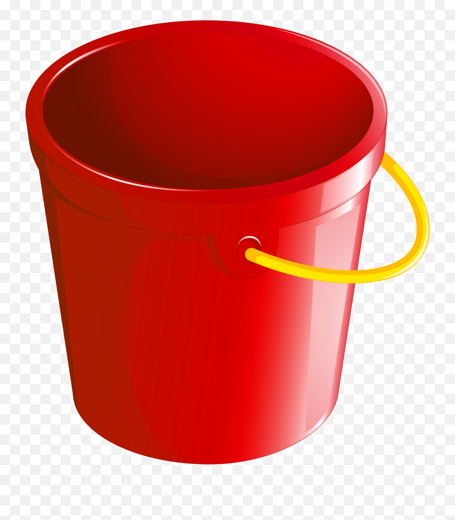 Red Bucket Png Clipart Emoji,Bucket Emoji
