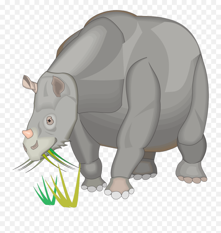 Download Rhinoceratoidea Png Svg Clip Art For Web Download Clip Rhino Eating Grass Clipart Emoji Free Transparent Emoji Emojipng Com