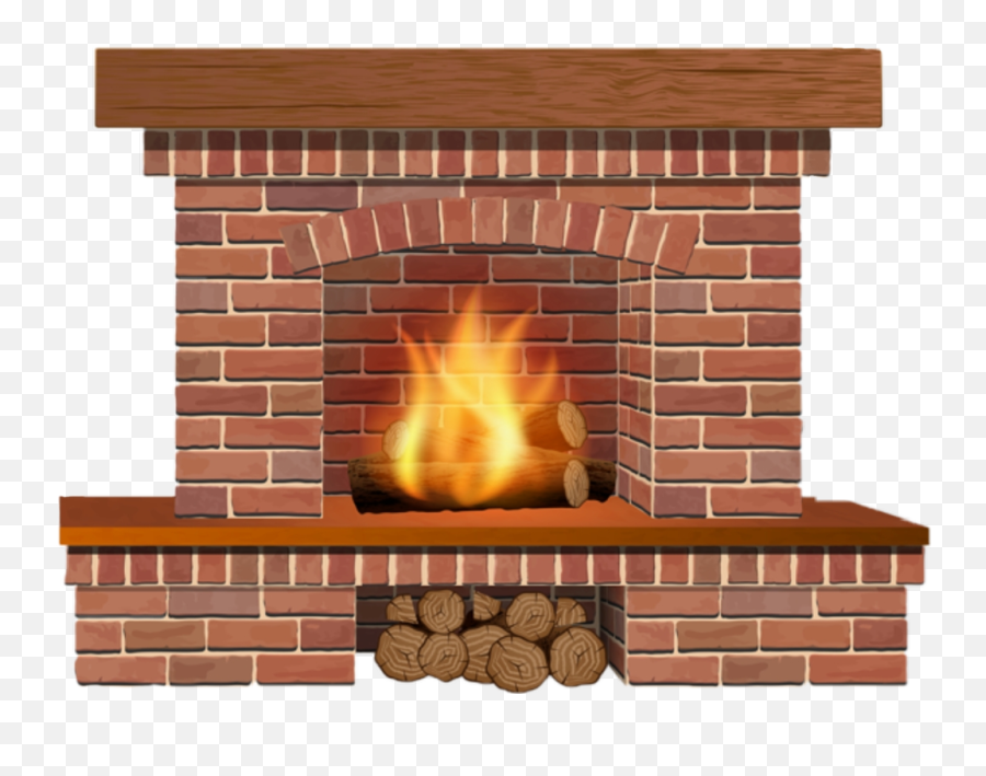 Fire Christmas Fireplace - Fireplace Clipart Emoji,Fireplace Emoji
