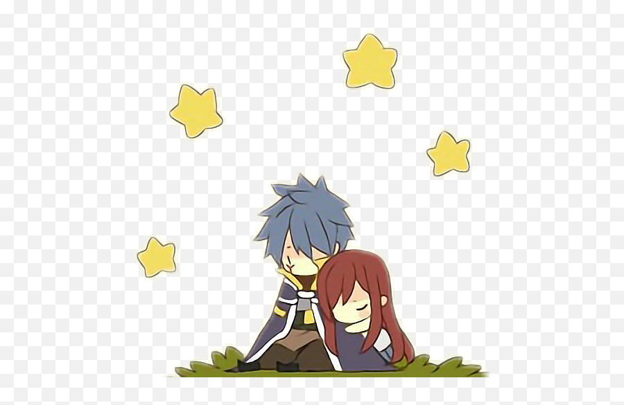 Jerza Sticker By Fairy Tail - Fictional Character Emoji,Fairy Tail Emoji