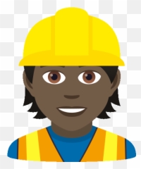 Construction Joypixels Worker - Emoji
