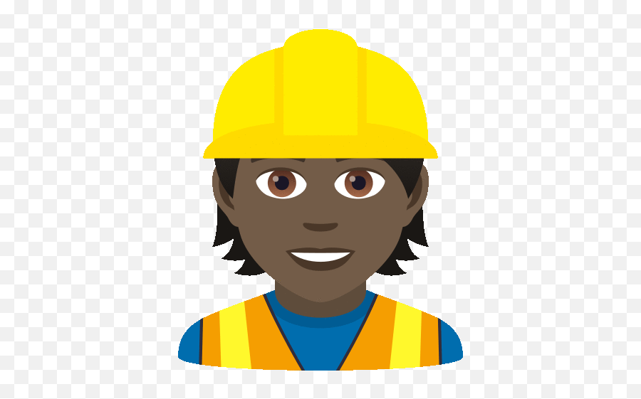 Construction Joypixels Worker - Construction Emoji,Construction Worker Emoji