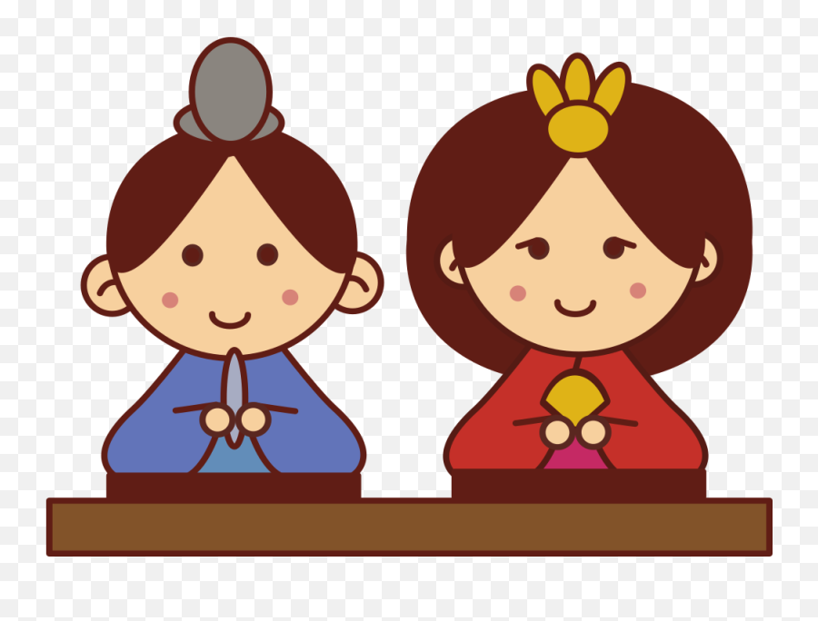 Clipart Hinamatsuri Doll - Hina Matsuri Dolls Drawing Emoji,Doll Emoji