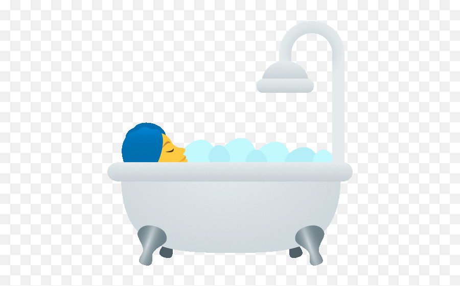 Person Taking Bath Objects Gif - Persontakingbath Objects Bathtub Emoji,Emoji Bathroom