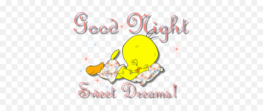 Sweet Dreams Stickers For Android Ios - Good Night Gif Tweety Emoji,Sweet Dream Emoji