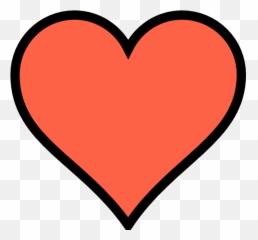 Free Orange Heart Transparent Download - Heart Clipart Coral Emoji,Colored Heart Emoji