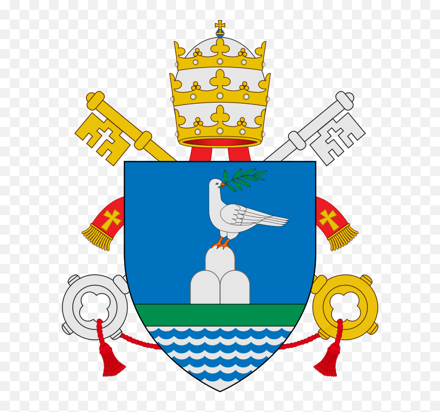 Coat Of Arms Of Pope Pius Xii - Pope Pius Xii Coat Of Arms Emoji,Ace Flag Emoji
