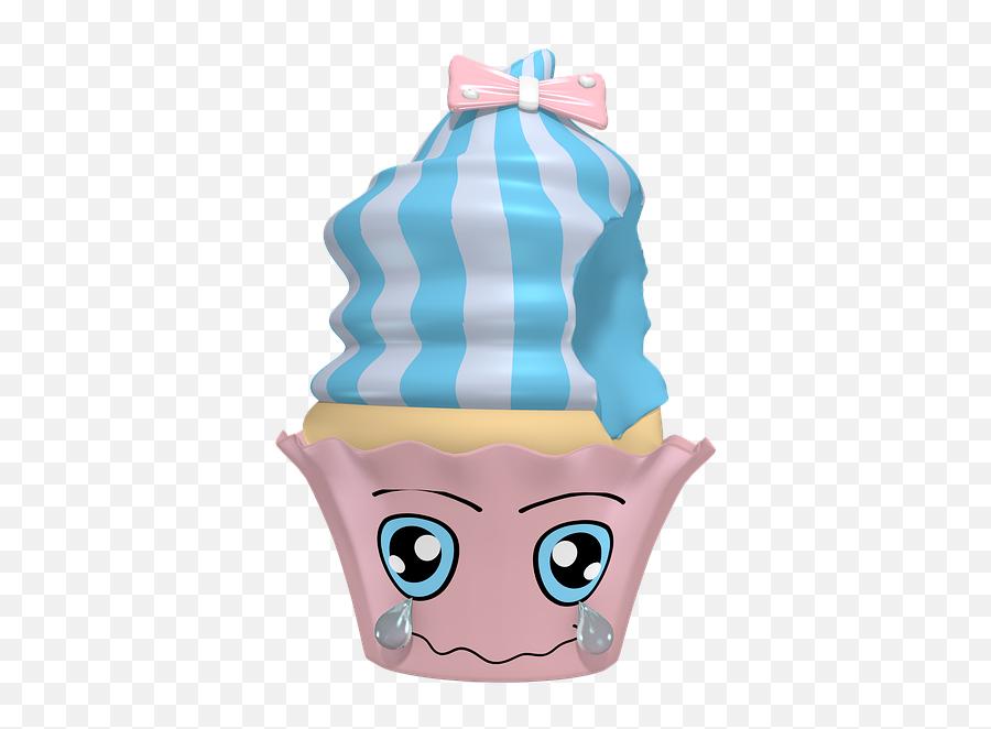 Cupcake Cake Kawaii - Cartoon Emoji,Birthday Emoji