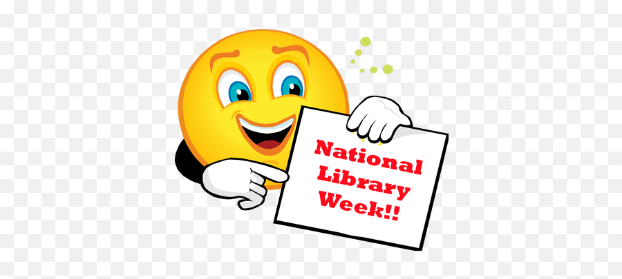 National Library Week - Library Week Clip Art Emoji,Emoticon Library