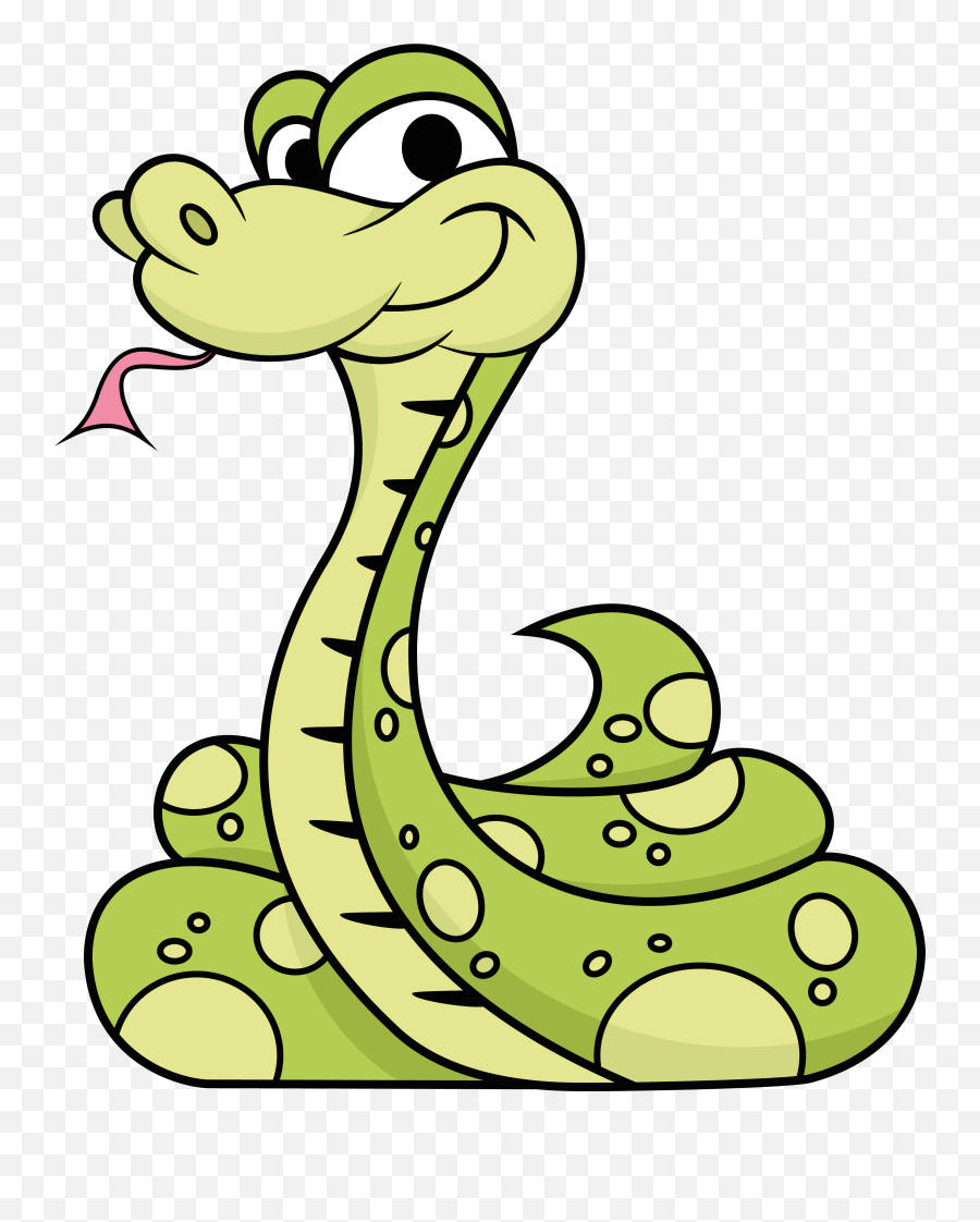 Cartoon Snake Picture - Transparent Background Snake Clip Art Emoji,Snake Emoji