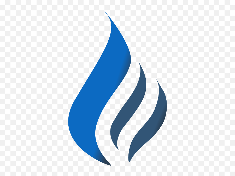 Blue Flame Simpleblueblack Clip Art At - Blue Flame Logo Png Emoji,Blue Flame Emoji