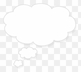 Cloud Transparent Png Clipart - Line Art Emoji,Thought Cloud Emoji