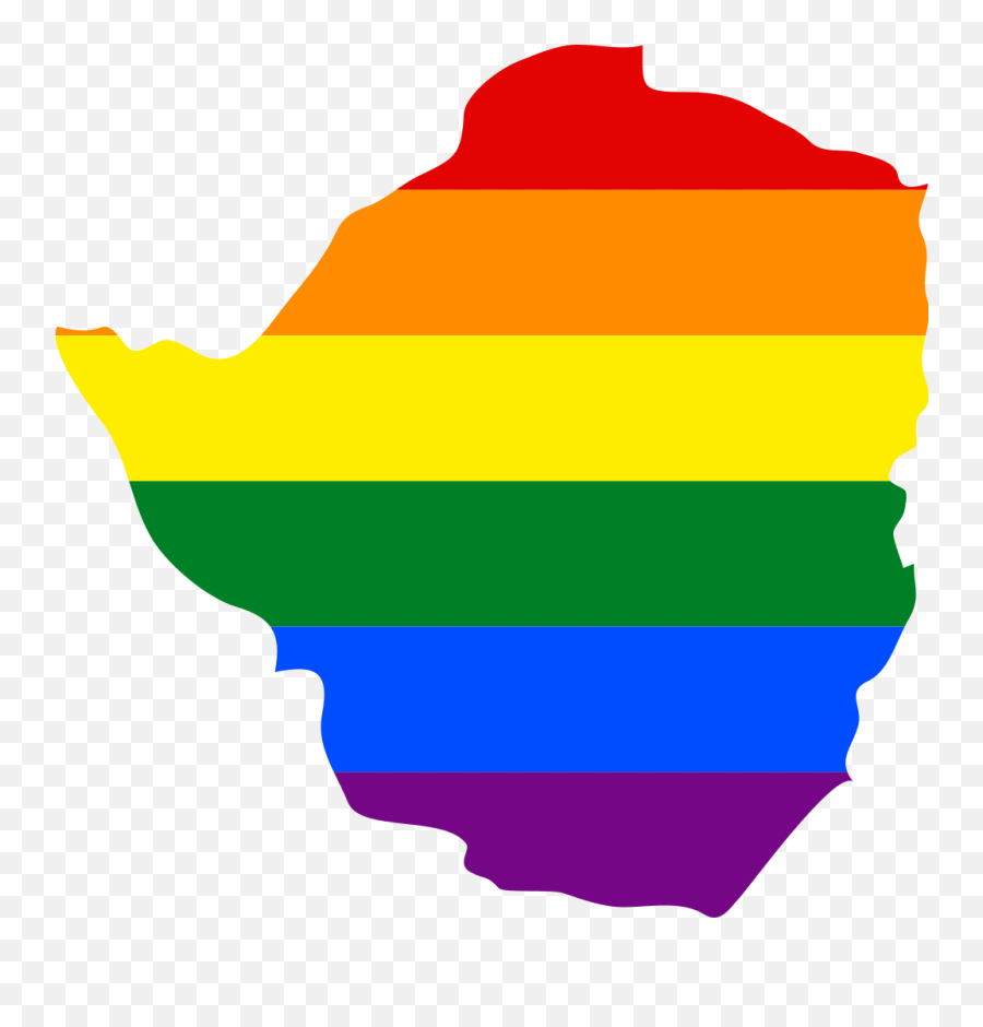 Lgbt Flag Map Of Zimbabwe - Map Of Zimbabwe Png Emoji,Zimbabwe Flag Emoji