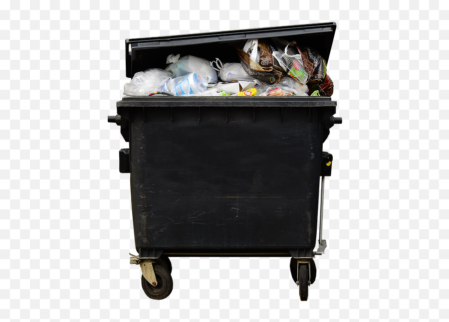Garbage Dustbin Waste - Dust Bin Full Of Food Emoji,Trash Bin Emoji