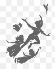 Disneysilhouette Trillytinkerbell Stick - Neverland Peter Pan Tattoo Emoji