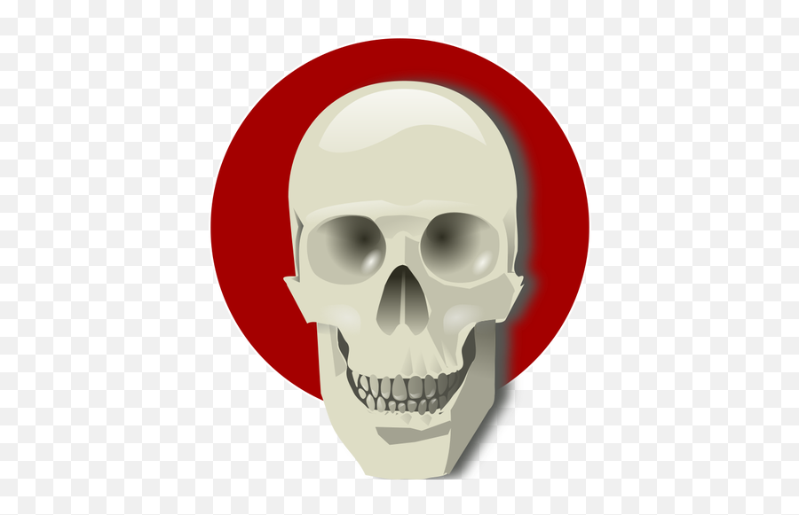 Vector Drawing Of Human Skull Over A - Gif Para Live Png Emoji,Pole And House Emoji