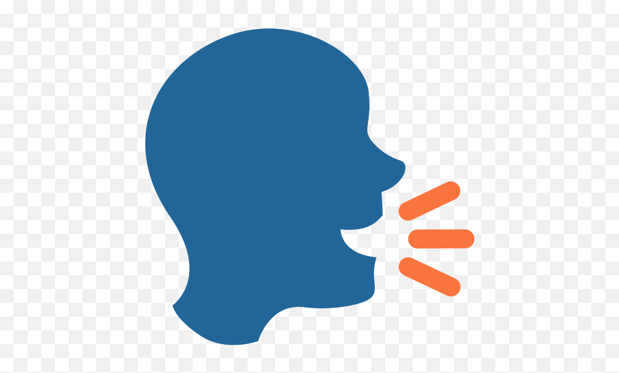 Speaking Head Emoji Meaning With Pictures - Speak Emoji Png,Microphone Emoji