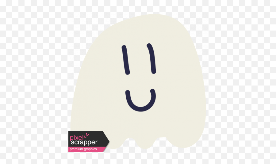 Kawaii Halloween Ghost 002 Graphic By Marisa Lerin Pixel - Clip Art Emoji,Ghost Emoticon