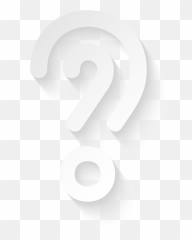 Question Mark White Transparent u0026 PNG Clipart Free Download - Png Emoji