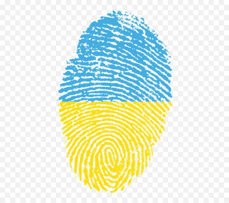 Ukraine Flag Fingerprint - Flag Fingerprint Ukraine Emoji,Pride Flag Emojis