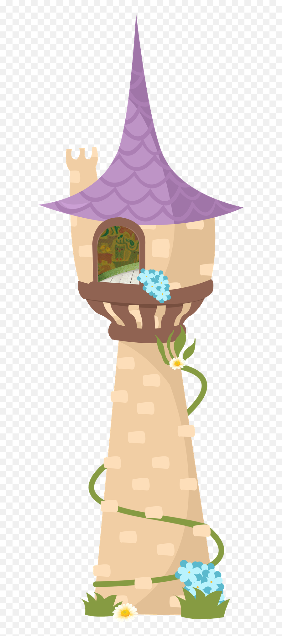 Tangled Castle Clipart - Rapunzel Tower Clipart Emoji,Tangled Emoji