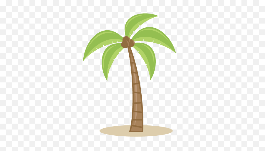 Download Hd Palm Tree Svg Cutting Files - Transparent Background Palm Tree Clip Art Emoji,Palm Tree Emoji