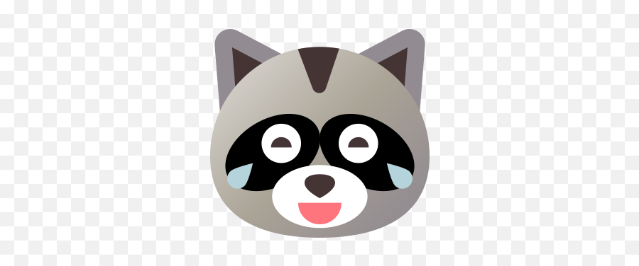 Bear Emoji Stickers Pack - Happy,Raccoon Emoji