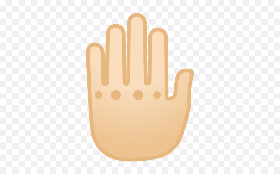 Light Skin Tone - Stop No Exit Sign Emoji,Circle Hand Emoji