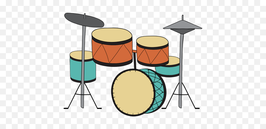 Drums Instrument Vectores Png Picture - Transparent Background Drums Clipart Emoji,Drums Emoji
