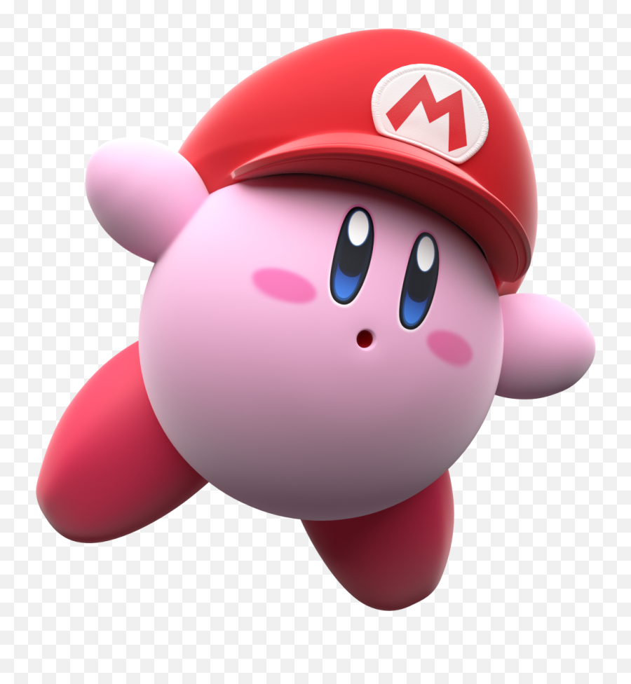 Mario Hat Kirby - Kirby Png Emoji,Kirby Thinking Emoji
