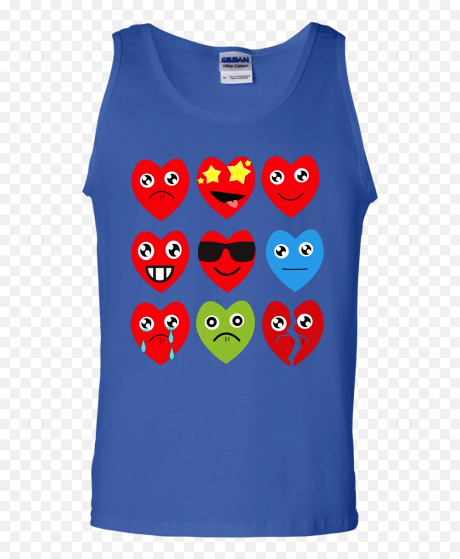 Heart Emojis - Gift For Valentineu0027s Day Menwomen Tank Top,Fathers Day Emojis