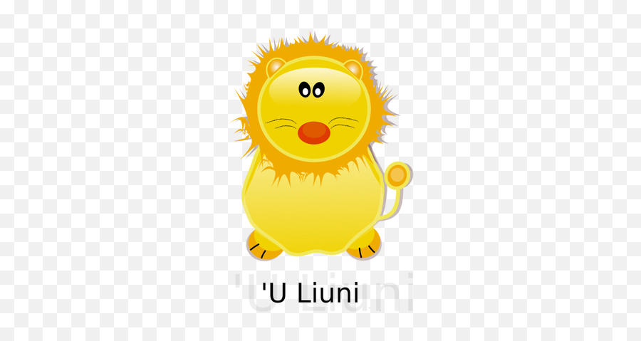 Leone Giallo - Lion Emoji,Magic Emoticon