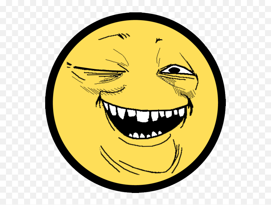Troll Face Smile Emoji,Twitch Emoticon