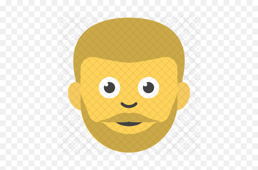 Beard Male Emoji Icon - Cartoon,Beard Emoji