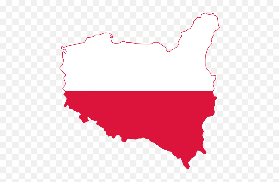 Flag Map Of Poland - Poland Map With Flag Emoji,Polish Flag Emoji