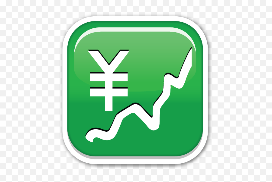 Chart With Upwards Trend And Yen Sign - Png Emoji,Soon Emoji