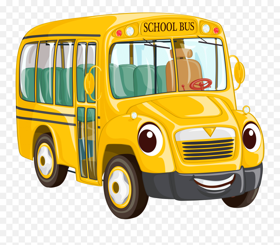 Here Comes The School Bus Clip Art - School Bus Clipart Png Emoji,Bus Emoji