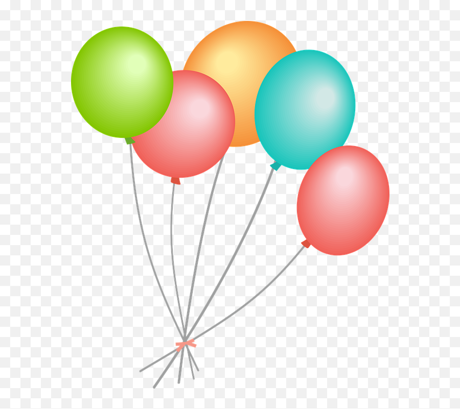 Balloons Blue Streamers - Balloons And Streamers Clipart Emoji,Birthday Balloon Emoji