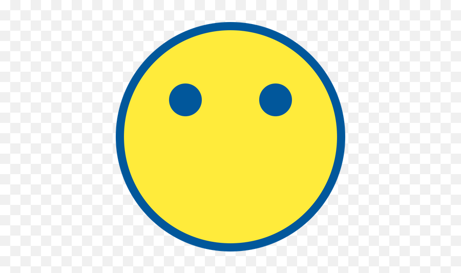 Faceless Emoji Icon Of Colored Outline - Smiley,Faceless Emoji
