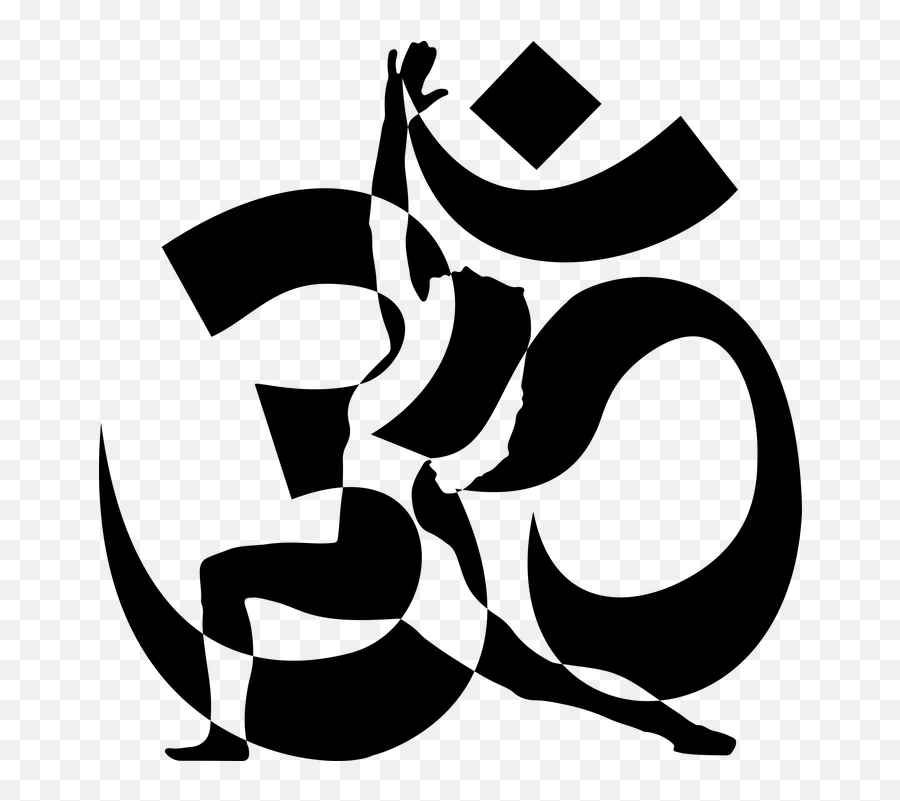 1 Free Hinduism India Images - Black And White Yoga Emoji,Emoji Meanings