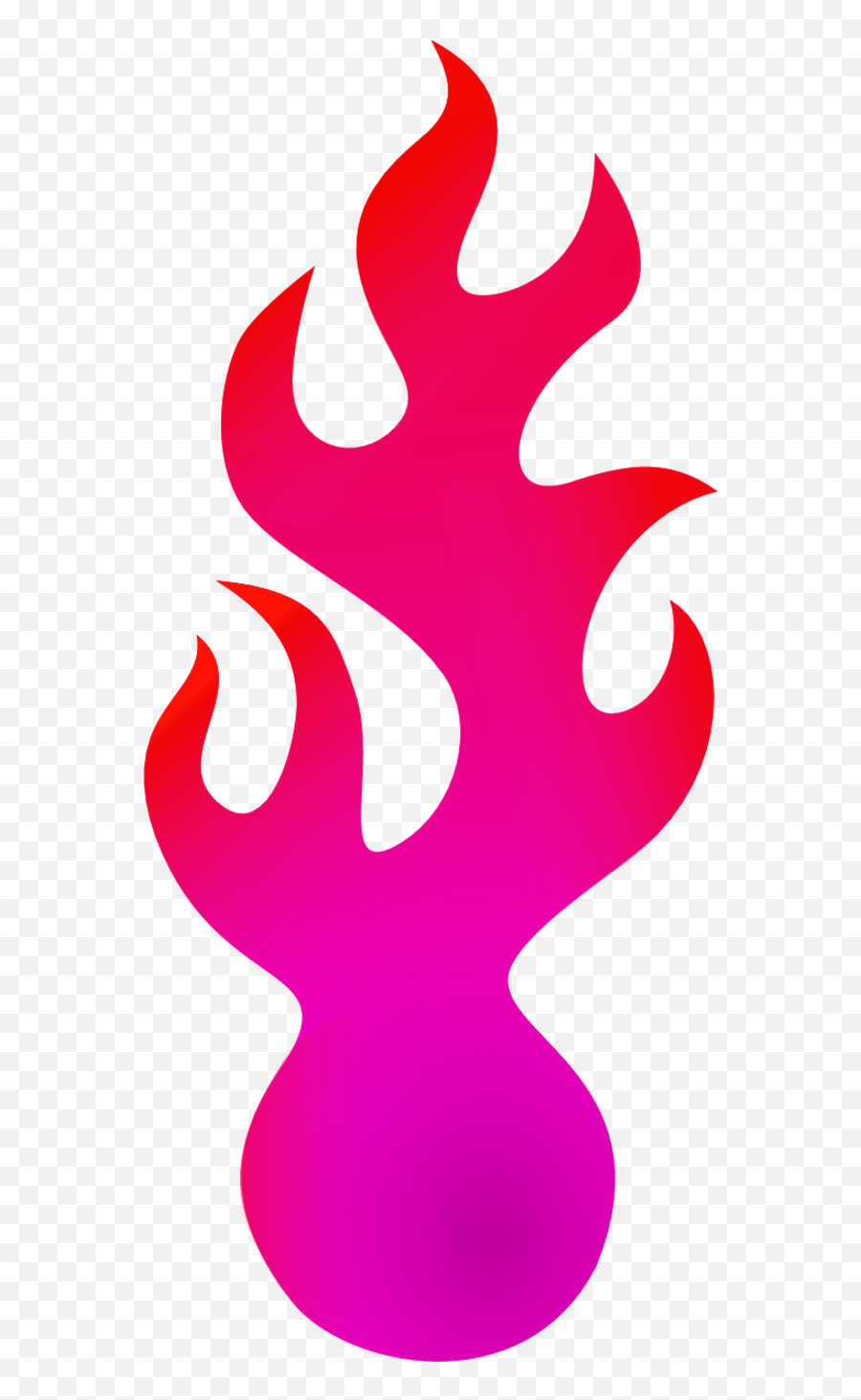 Flame Clipart Line Drawing Flame Line - Pink Flame Clipart Emoji,How To Draw The Fire Emoji
