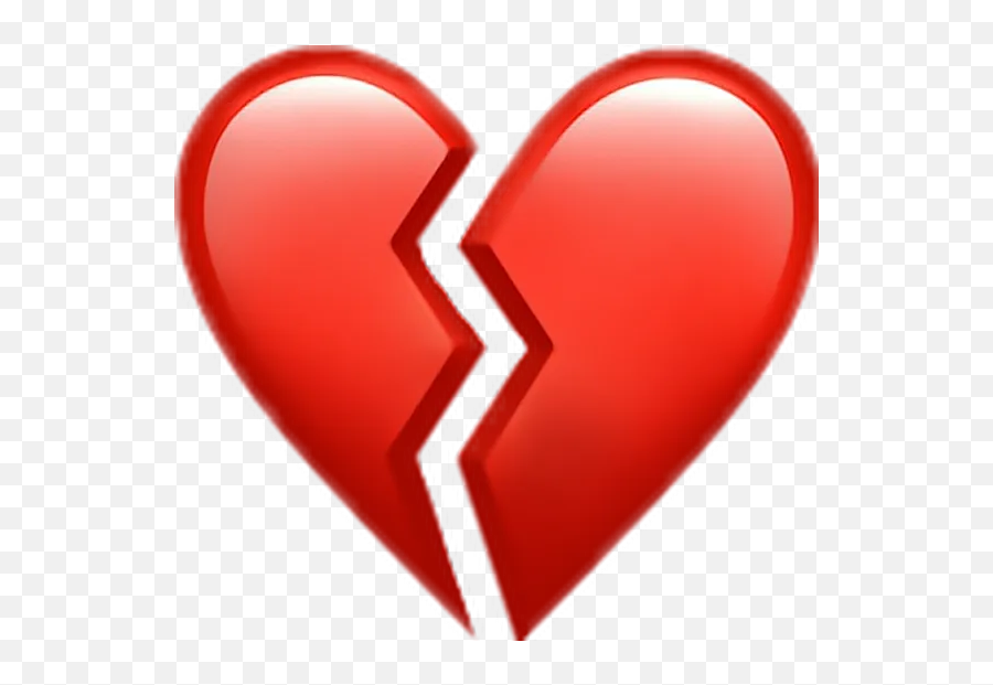 Iphone Emoji Colorful Broken Heart - Transparent Broken Heart Emoji,Shiny Heart Emoji