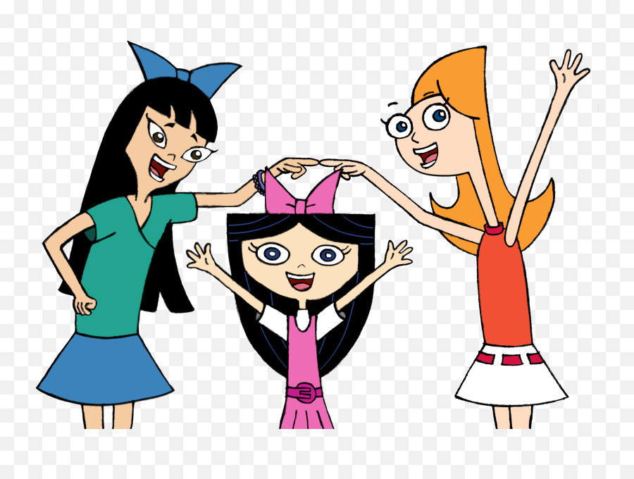Sltc50 - Phineas And Ferb Candace And Isabella Emoji,Indecisive Emoji