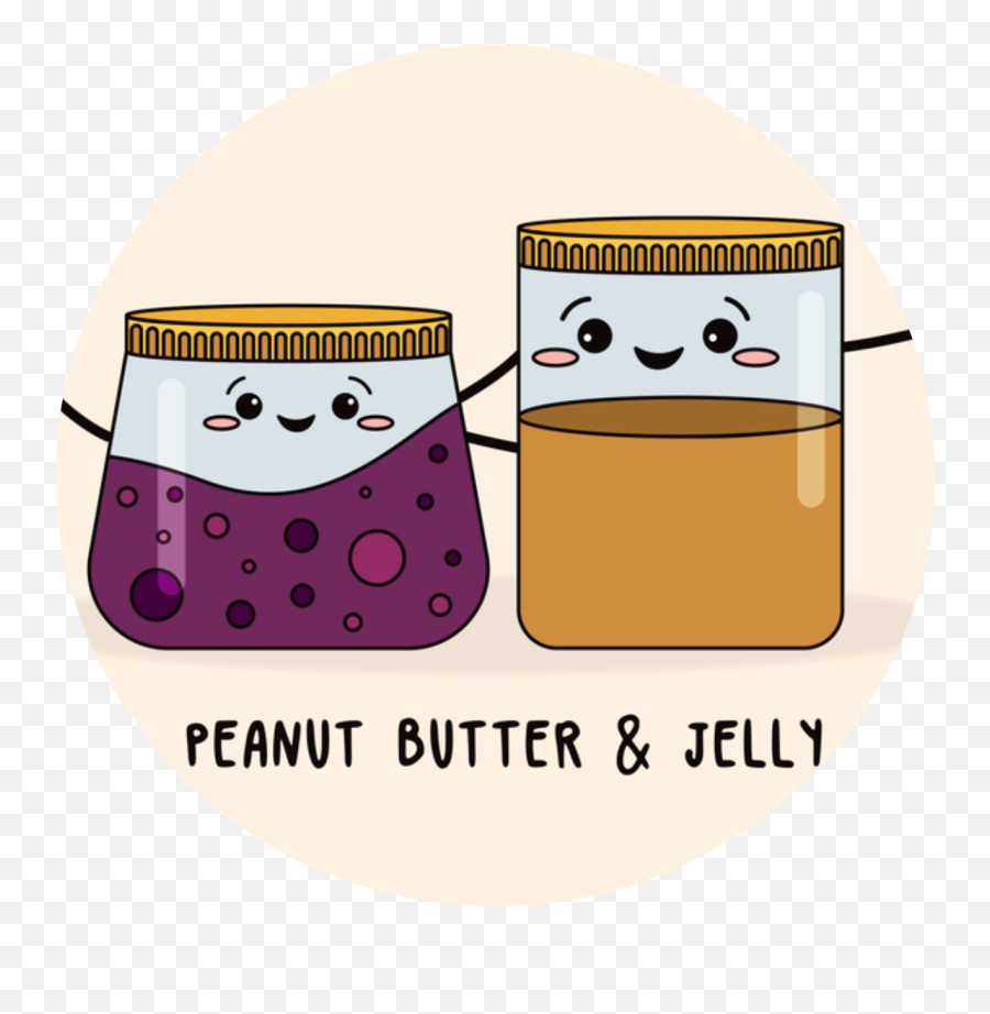 Peanutbutter Jelly Bff Freetoedit - Cartoon Emoji,Peanut Butter Jelly Emoji