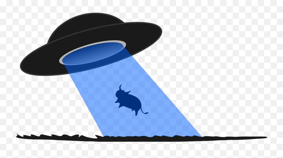 Abduction Flying Saucer Ufo Alien - Ufo Abduction Clipart Emoji,Muscle Emoji Hat
