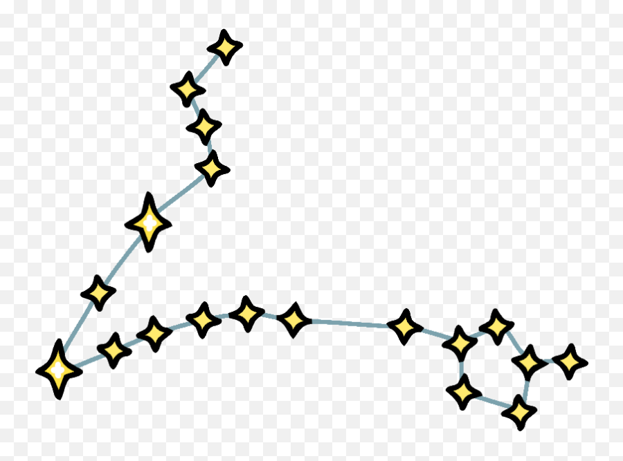 Constellation Pisces Star Transparent - Pisces Constellation Png Transparent Emoji,Pisces Emoji