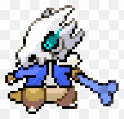 Pixel Art Gallery - Cubone Pixel By Pixel Emoji,Sans Emoji